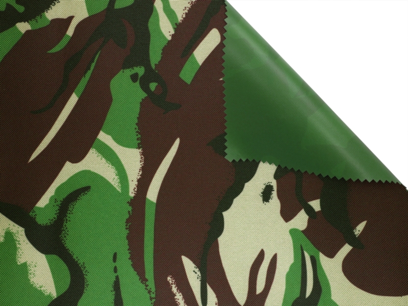 Polyester fabric premium 600d*300d waterproof pvc-f covered jungle 21 150 cm
