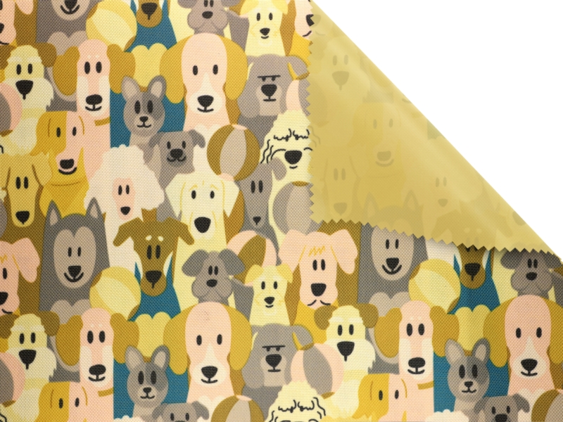 Polyester fabric premium 600d*300d waterproof pvc-f covered dogs 25