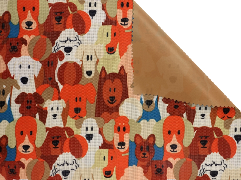 Polyester fabric premium 600d*300d waterproof pvc-f covered dogs  24&nbsp150  cm