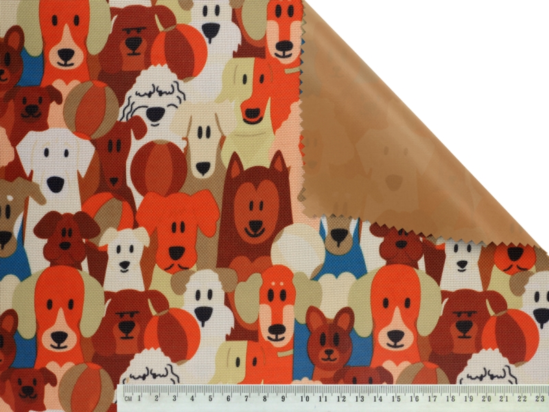 Polyester fabric premium 600d*300d waterproof pvc-f covered dogs  24&nbsp150  cm