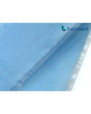 Bermed Laminat medyczny ochronny 53 g/m2 niebieski (EN 14126) 300 mb
