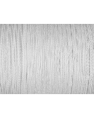 Flachgestricktes Gummiband 4 mm (501) weißes Polyester