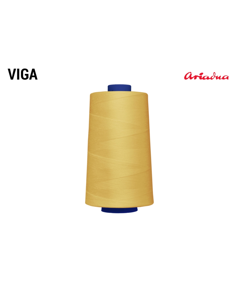 NÄHFÄDEN VIGA 120 GELB 0911 5000 MB