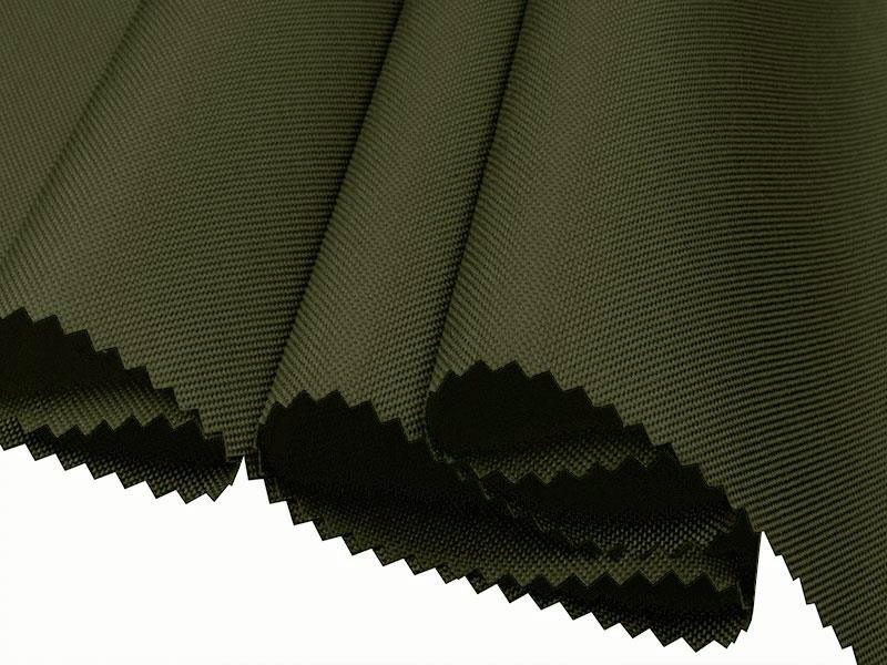 Polyester fabric Oxford 600d pu*2 waterproof (305) olive green 160 cm