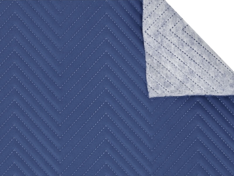 Quilted polyester fabric Oxford 600d pu*2 waterproof honeycomb (115)cornflower 160 cm