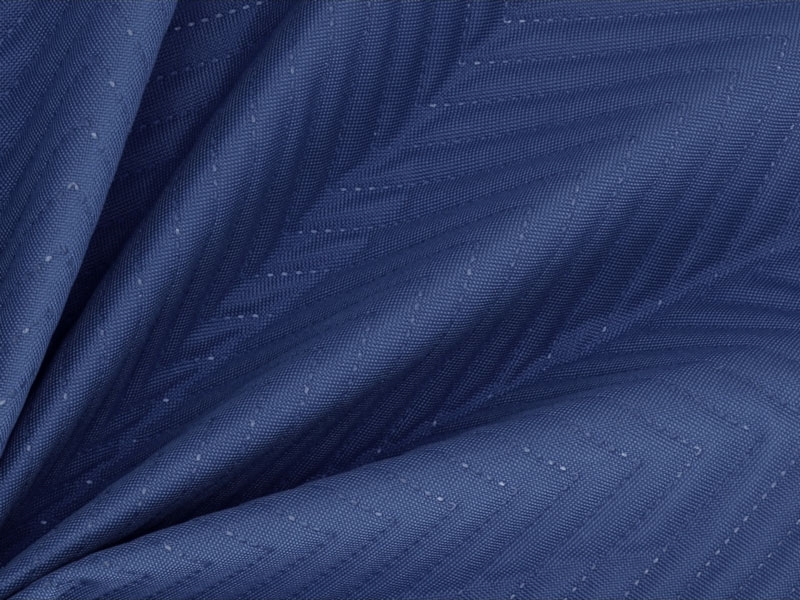 Quilted polyester fabric Oxford 600d pu*2 waterproof honeycomb (115)cornflower 160 cm
