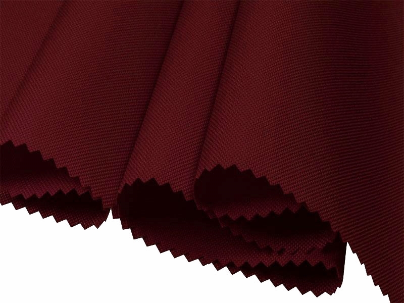Polyester-stoff Oxford 600d pu-beschichtet (048) Rotwein 160 cm 50 lm
