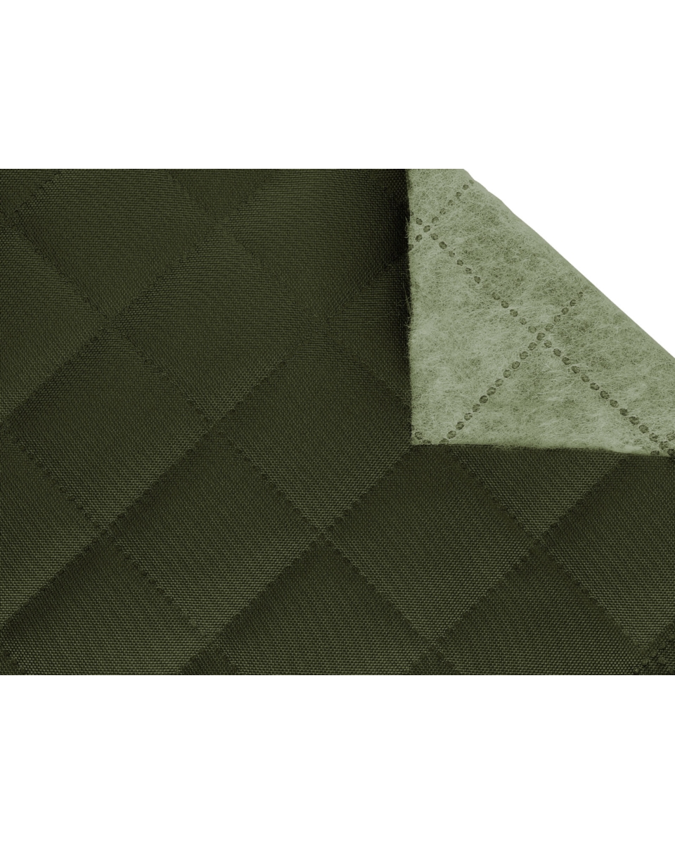 QUILTED  POLYESTER FABRIC OXFORD 600D  PU*5  WATERPROOF KARO (652)&nbspGREEN 160 CM&nbsp MB