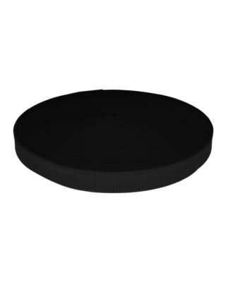 Polyester-Trägerstreifen P10 25 mm schwarz