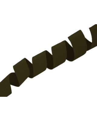Polyester backing strip P10 25 mm olive green
