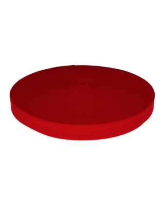Polyester backing strip P10 25 mm red