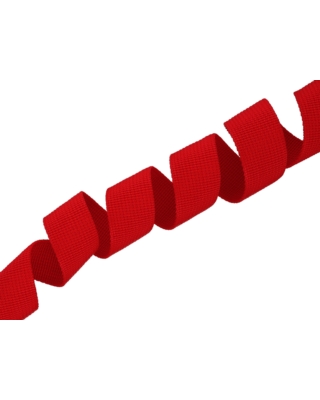 Polyester backing strip P10 25 mm red