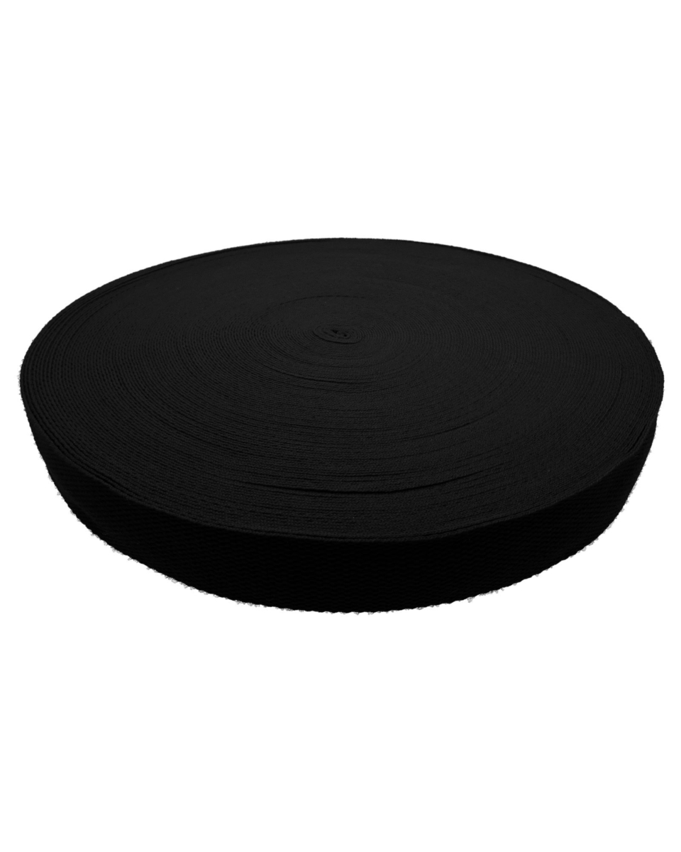 Polycotton webbing 1,4 black 580 pp 50 yd