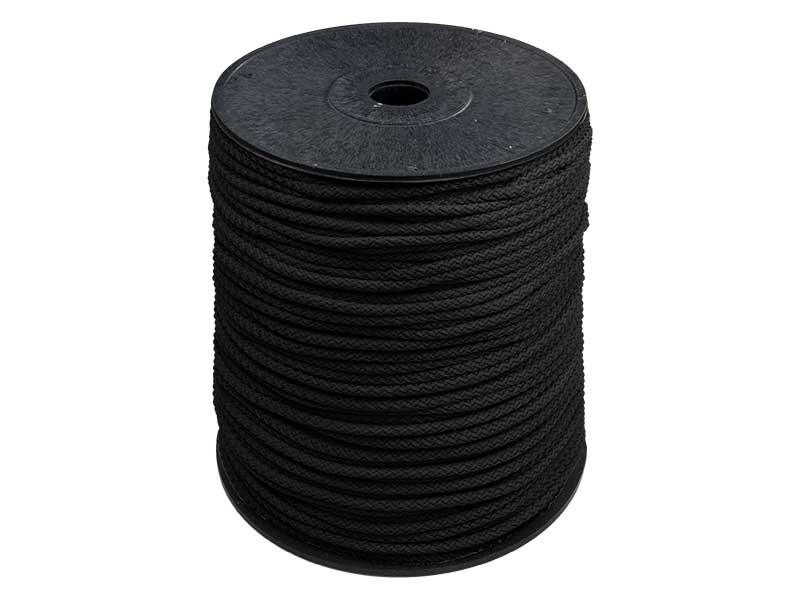 Polyesterschnur 5,5 mm schwarz (580) EU