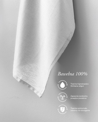 Baumwollstoff 140 g/m² weiß