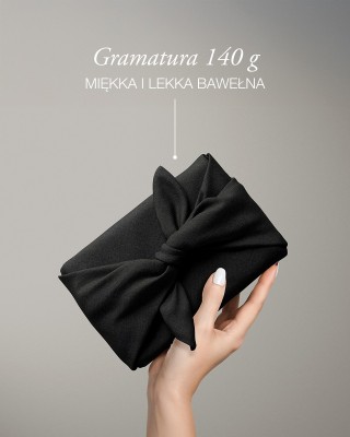 Baumwollstoff 140 g/m² schwarz