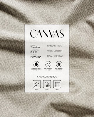 Canvas-Baumwollstoff 400 g/m² (101) Hellbeige