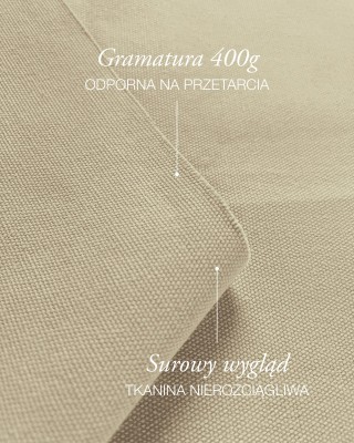 Canvas-Baumwollstoff 400 g/m² (101) Hellbeige