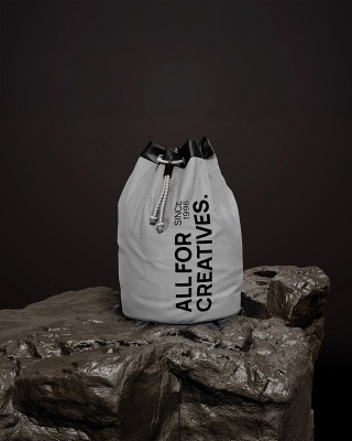 Canvas-Baumwollstoff 400 g/m² (133) Grau