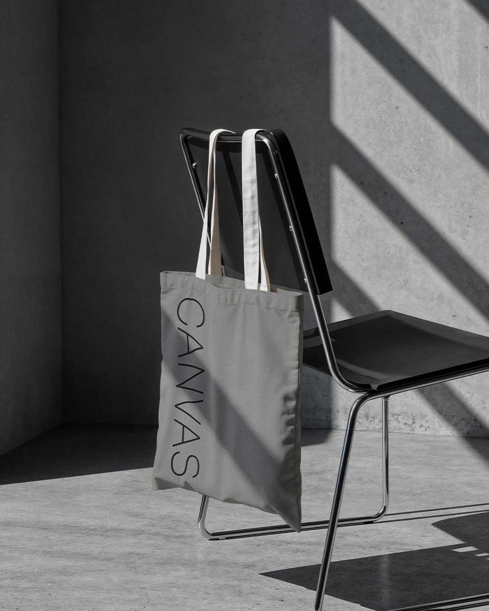Bavlněná tkanina canvas 400 g/m² (133) šedá