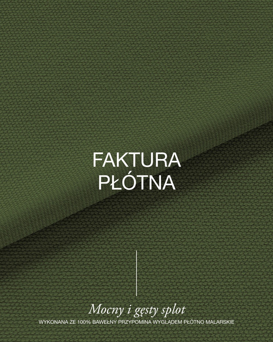 Cotton canvas fabric 400 g/m² (305) olive