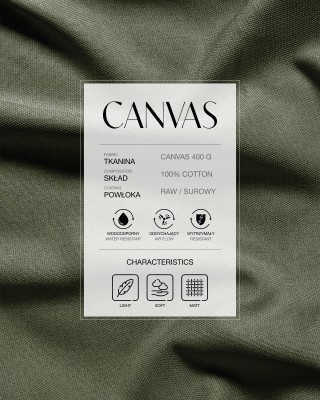 Canvas-Baumwollstoff 400 g/m² (305), Olivgrün