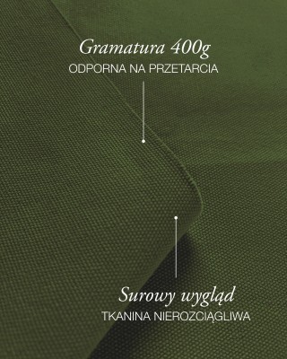 Canvas-Baumwollstoff 400 g/m² (305), Olivgrün