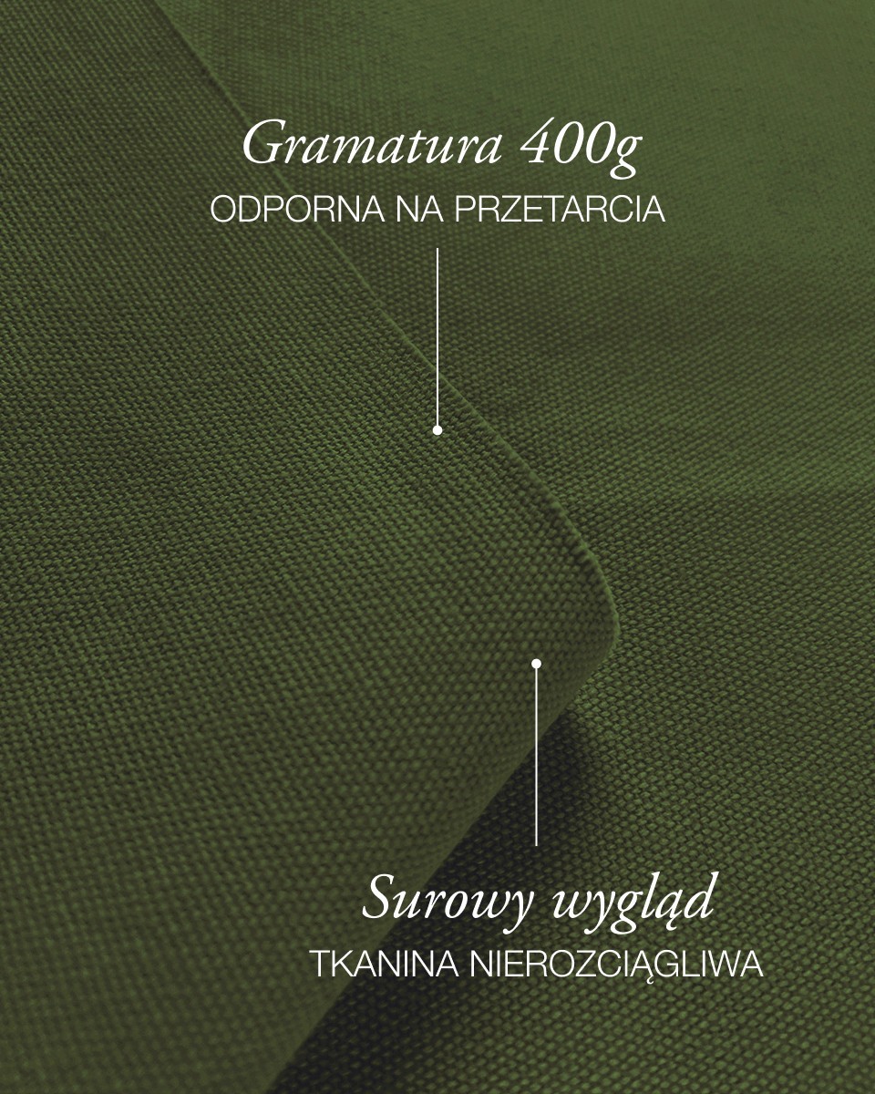 Canvas-Baumwollstoff 400 g/m² (305), Olivgrün