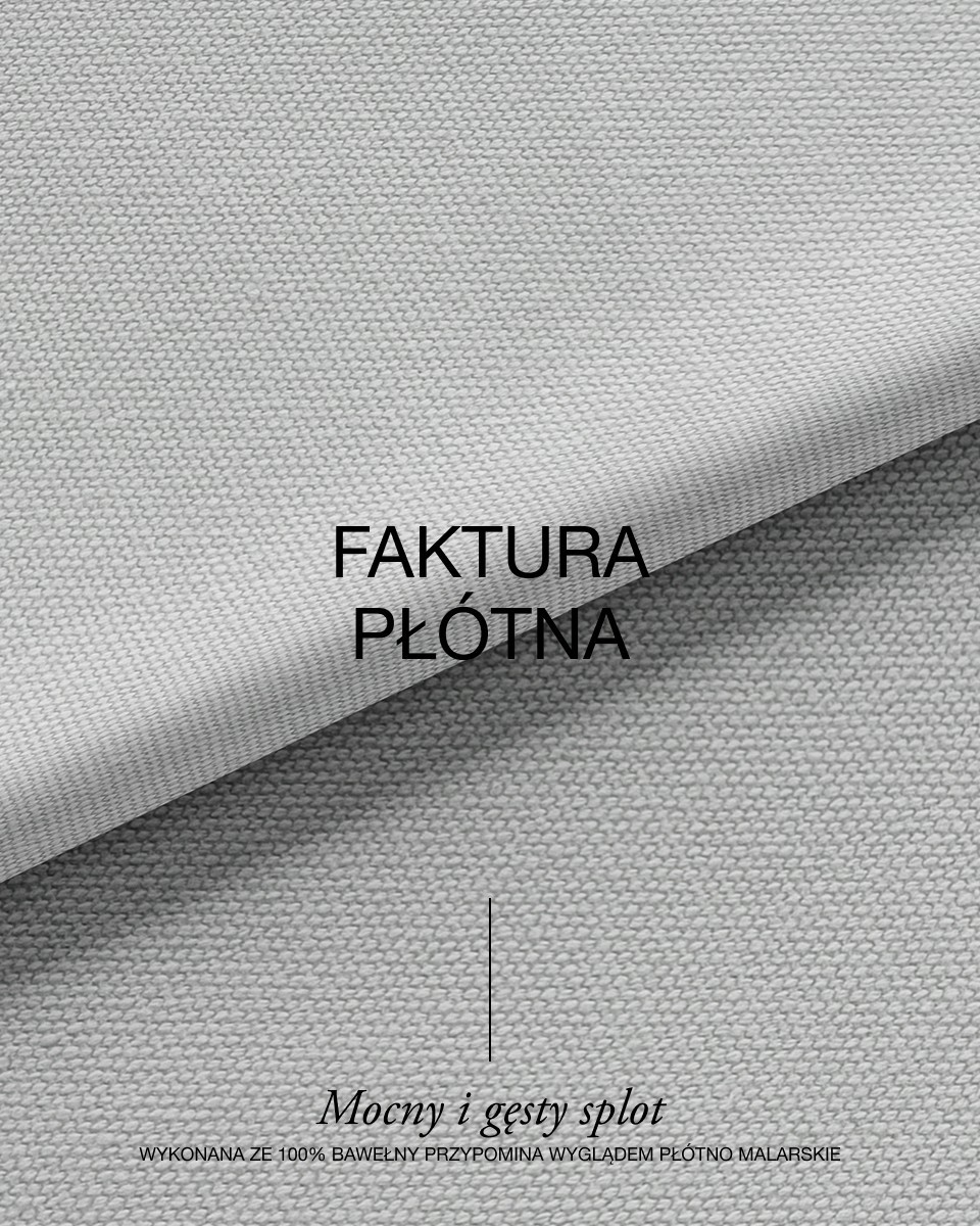 Cotton canvas fabric 400 g/m² (337) light  grey