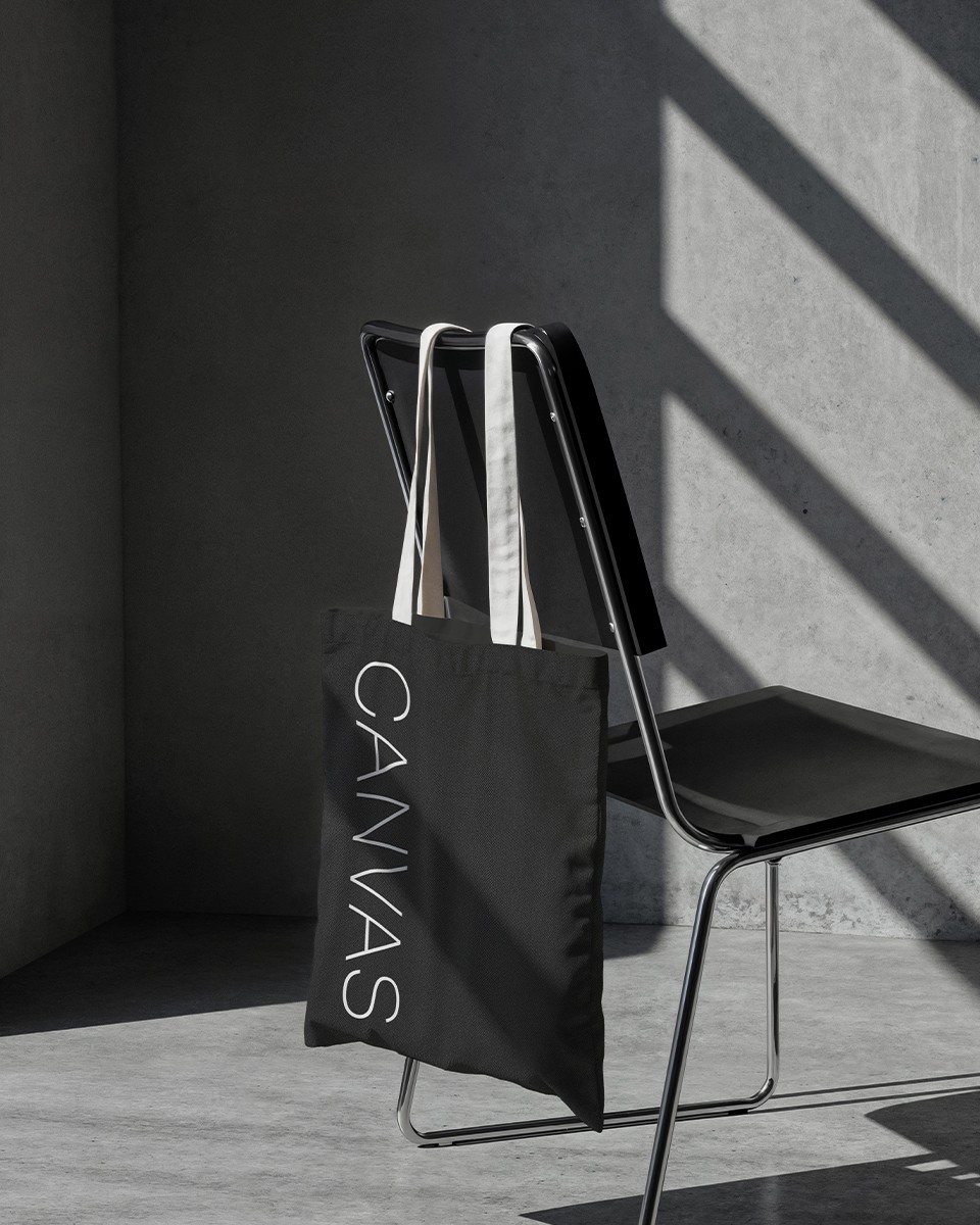 Bavlněná tkanina canvas 400 g/m² (580) černá