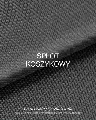 Tkanina wodoodporna Oxford 600D PU*2 UV (301) ciemnoszara