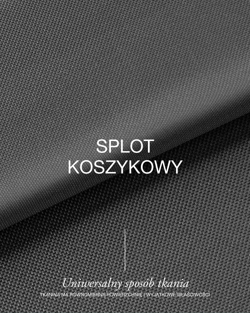 Tkanina wodoodporna Oxford 600D PU*2 UV (301) ciemnoszara
