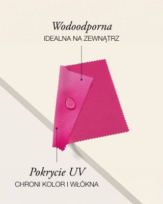 Wasserabweisender Oxford-Stoff 600D PU*2 UV (516) Rosa