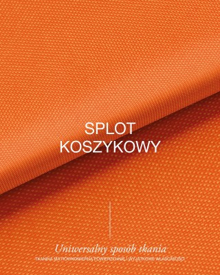 Tkanina wodoodporna Oxford 600D PU*2 UV (523) pomarańczowa