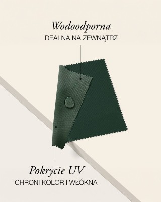 Tkanina wodoodporna Oxford 600D PU*2 UV (693) ciemnozielona