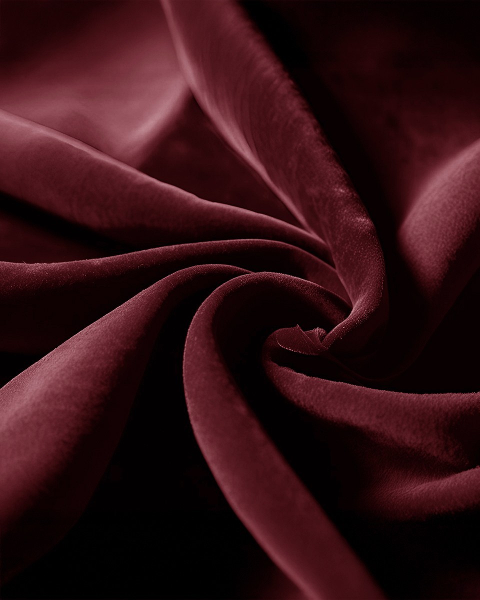Polyester-Flockstoff 0,6 mm (048) Bordeaux