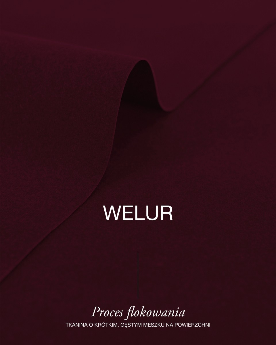 Polyester-Flockstoff 0,6 mm (048) Bordeaux