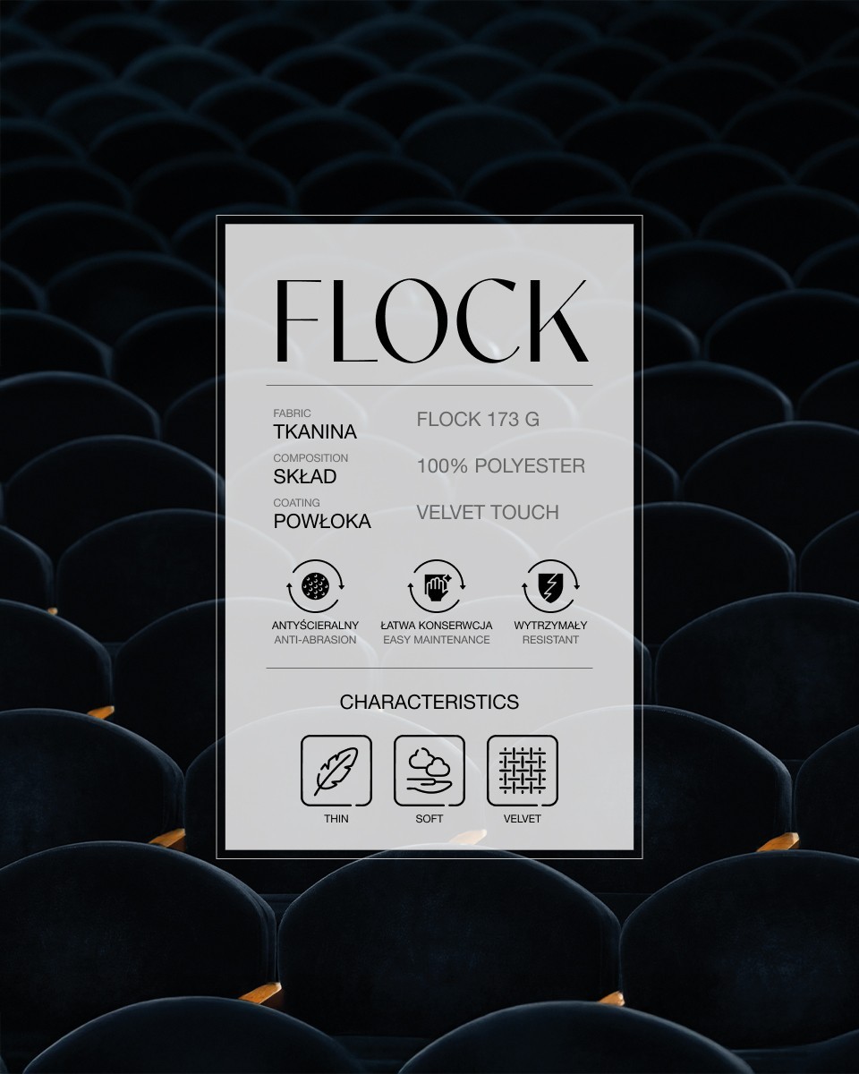 Polyesterová flocková tkanina 0,6 mm (058) Námořnická modř
