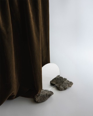 Polyester-Flockstoff  0,6 mm (141) Dunkelbraun
