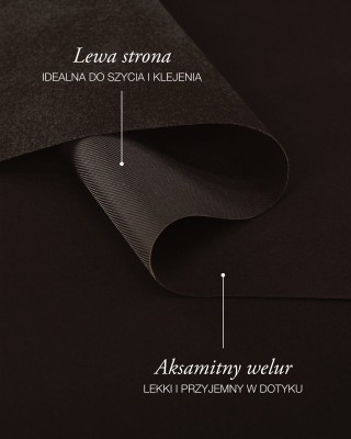 Polyester-Flockstoff  0,6 mm (141) Dunkelbraun