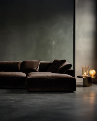 Polyester Flock Fabric 0.6 mm (141) dark  brown