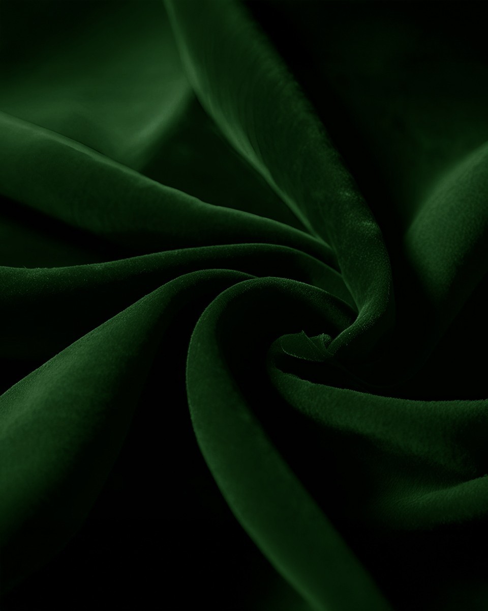 Polyester  Flock Fabric 0.6 mm (153) green