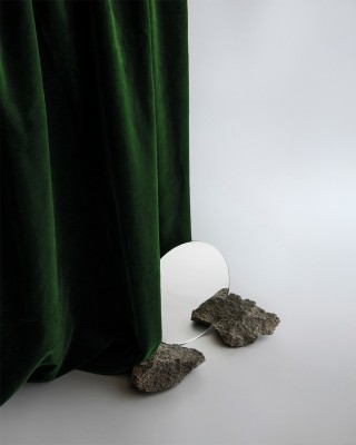 Polyester  Flock Fabric 0.6 mm (153) green