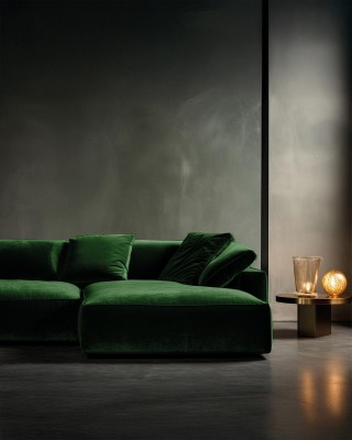 Polyester  Flock Fabric 0.6 mm (153) green