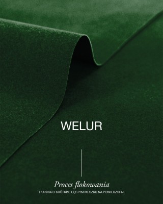 Polyester  Flock Fabric 0.6 mm (153) green