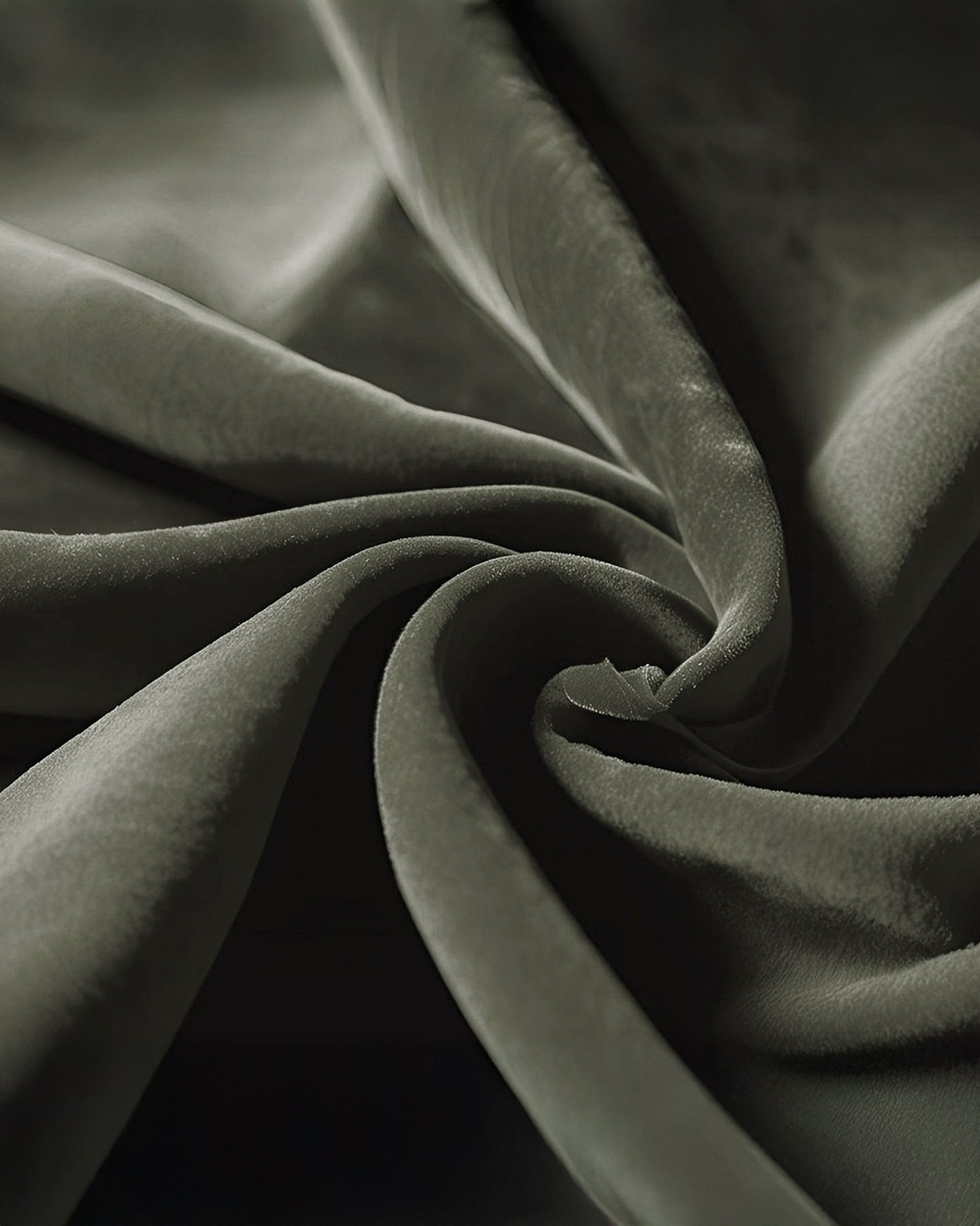 Polyester Flock Fabric 0.6 mm (173) olive green