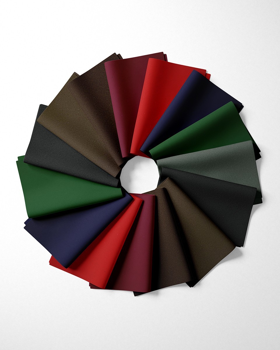 Polyester Flockstoff Musterbuch