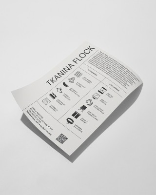 Polyester Flockstoff Musterbuch