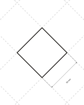 Podszewka pikowana karo 5x5 cm  (805) beżowa