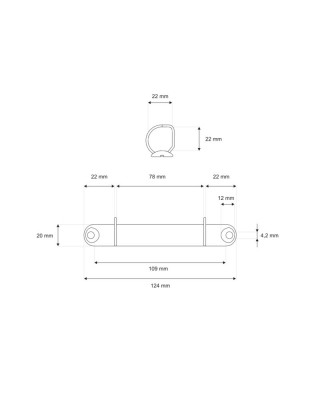 Binder 123/22 mm 2d 1 st.